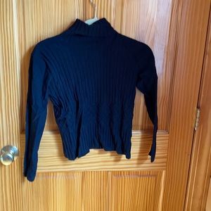 Women’s Black Turtle Neck - Petite Small
